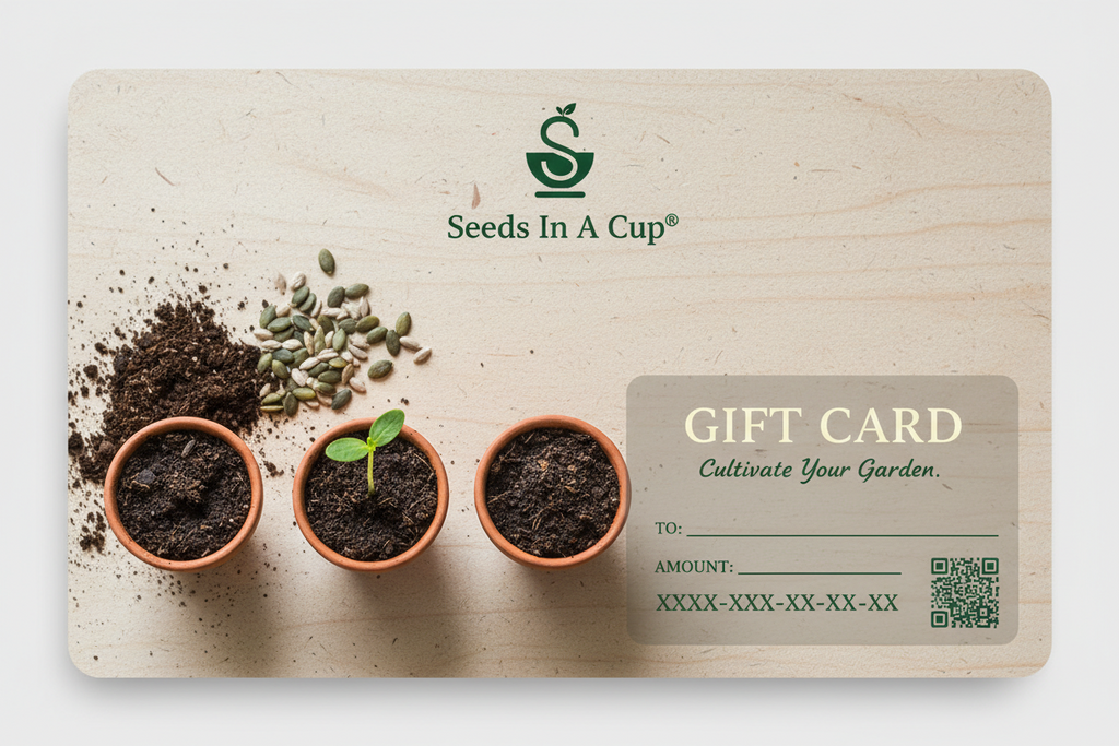 Seeds In A Cup® Gift Cards for Plant Lovers | Digital Gift Card