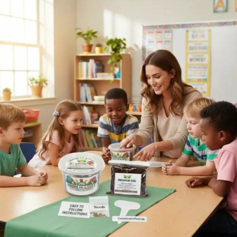 Pear Tree Grow Kit with Non-GMO Seeds & Planter